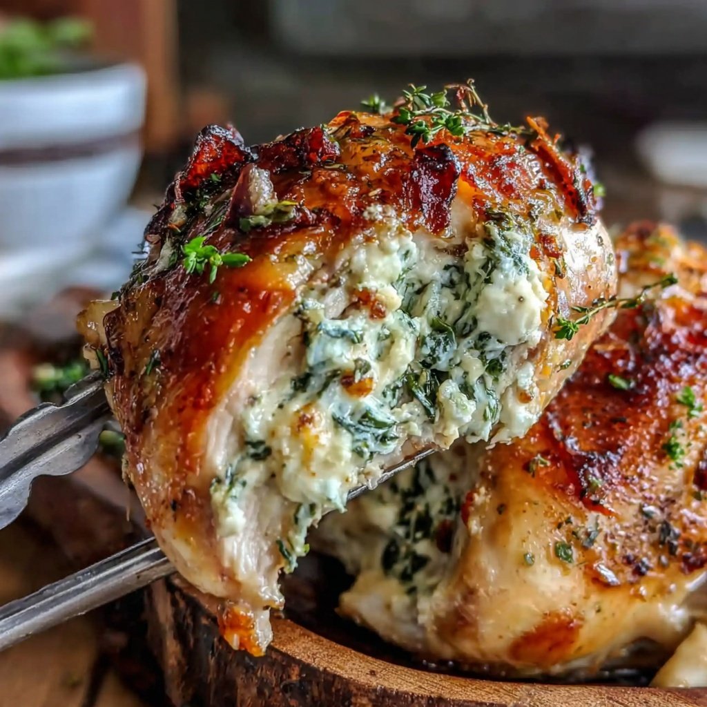Rotisserie Chicken And Spinach Alfredo