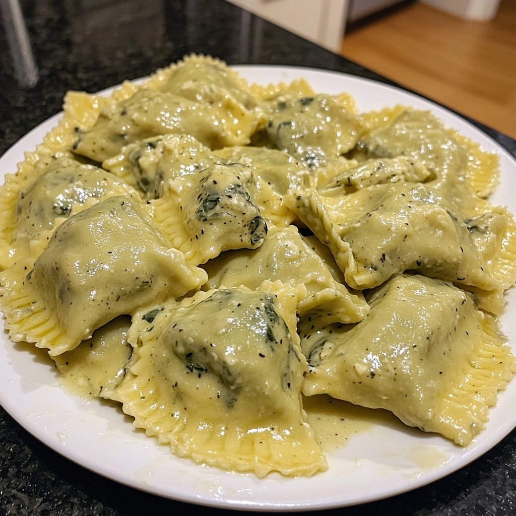 Creamy Tuscan Ravioli