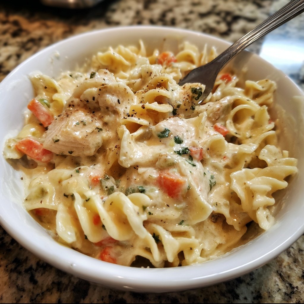 Creamy Chicken Pot Pie Pasta