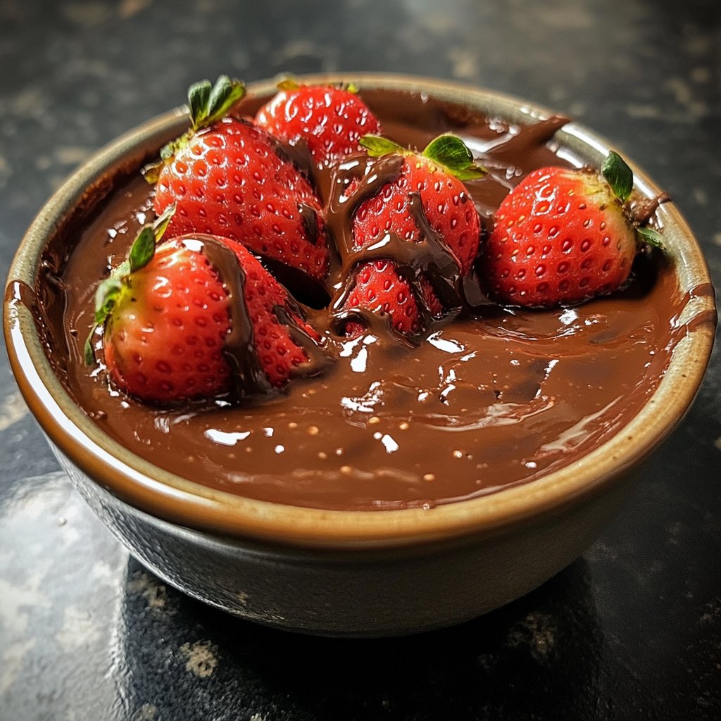 Chocolate Fondue Recipe Easy