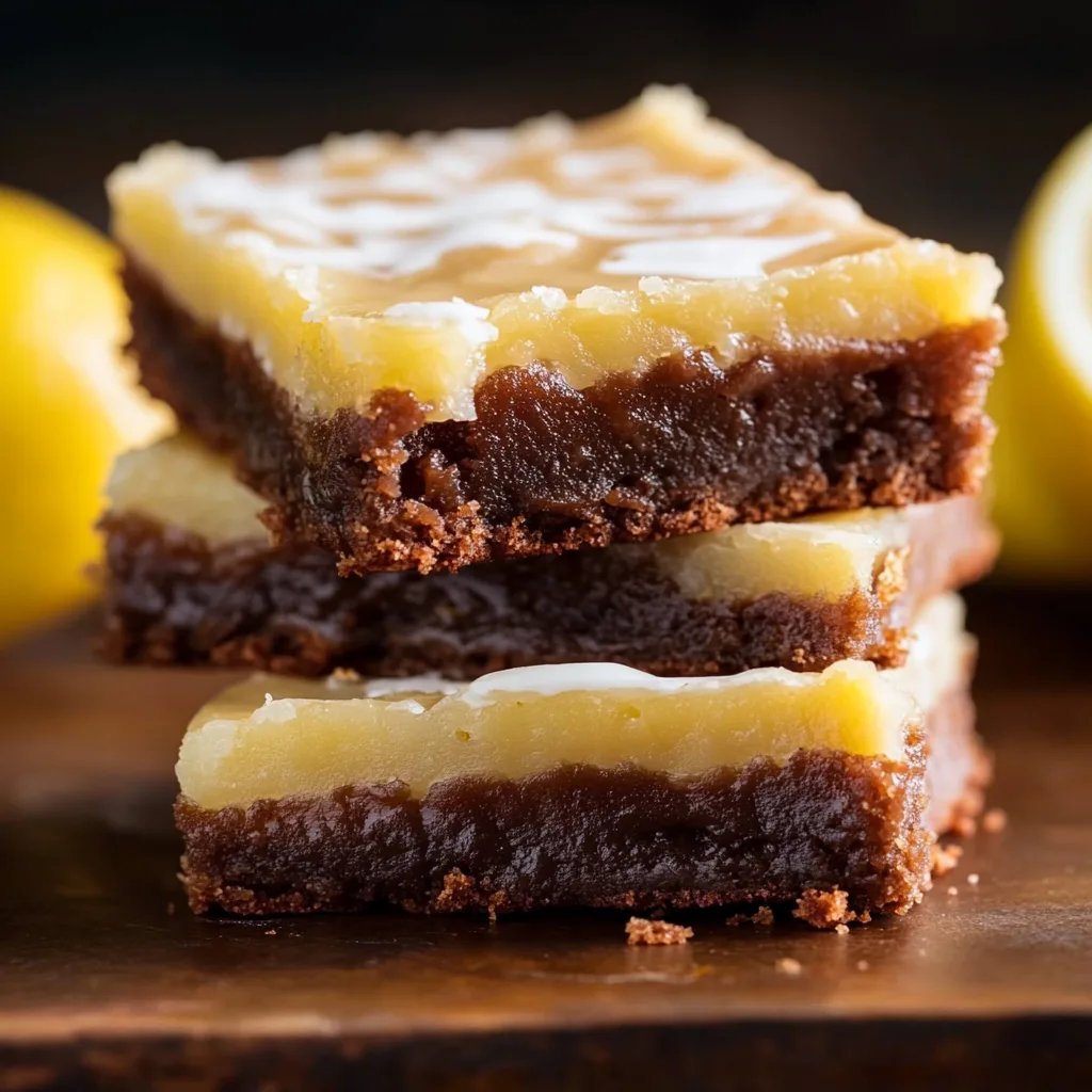 Best Lemon Brownies Recipe