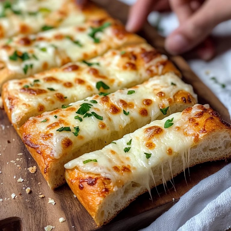 Cheesy Garlic Bread Recipe