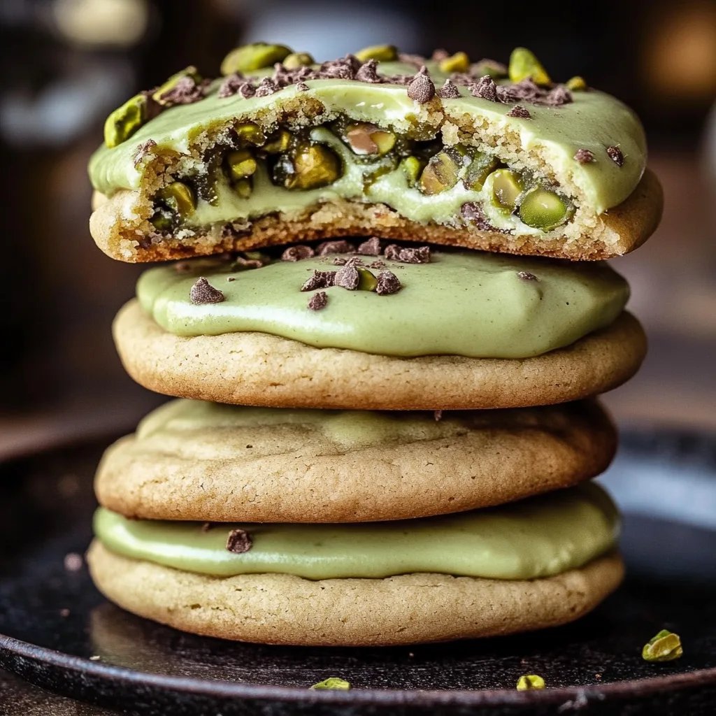 Pistachio Cream Cookies