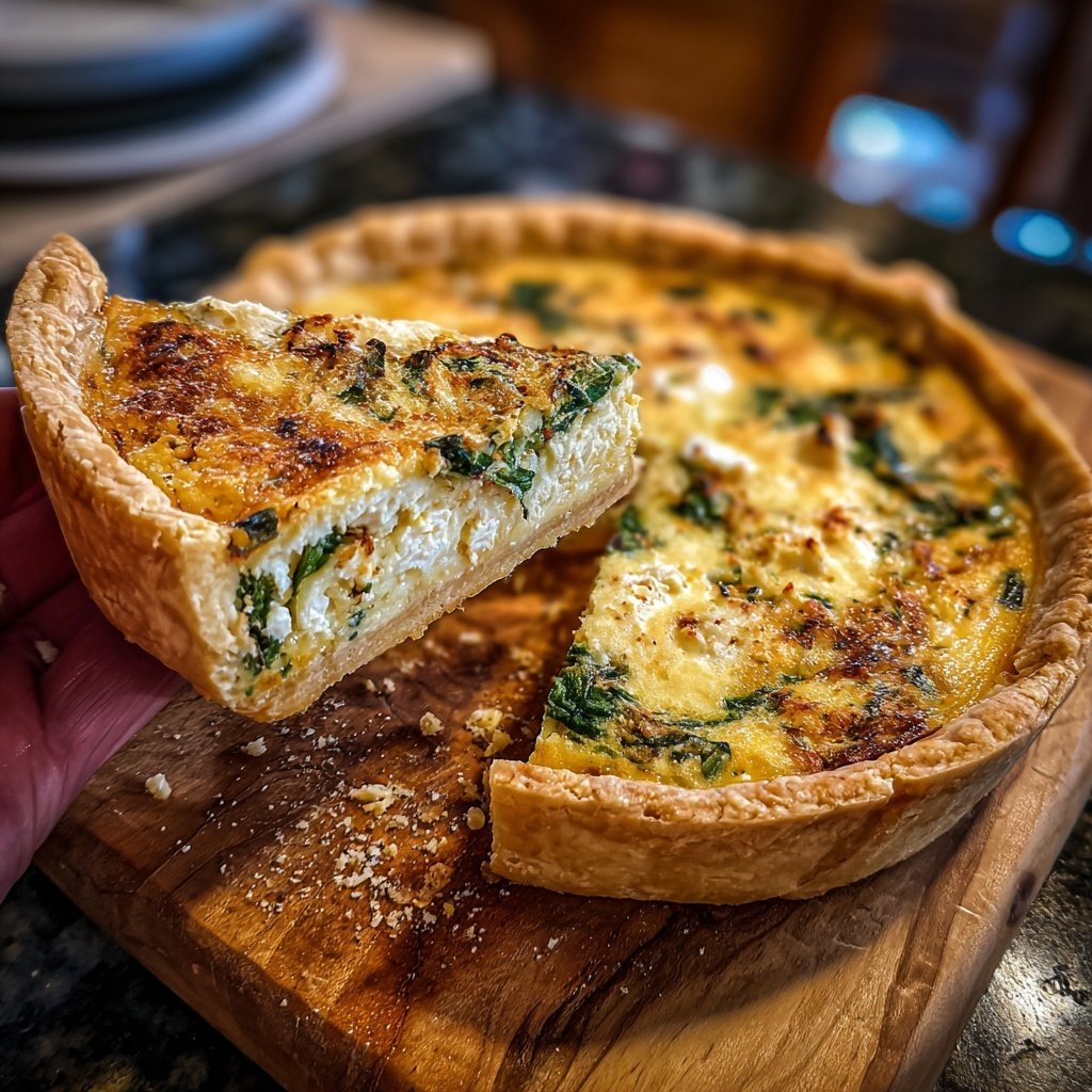 Spring Brunch Spinach And Feta Quiche