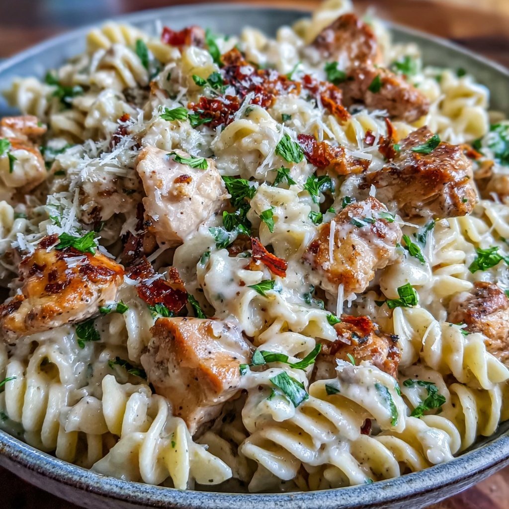 Chicken Pasta With Lemon Cream Sauce