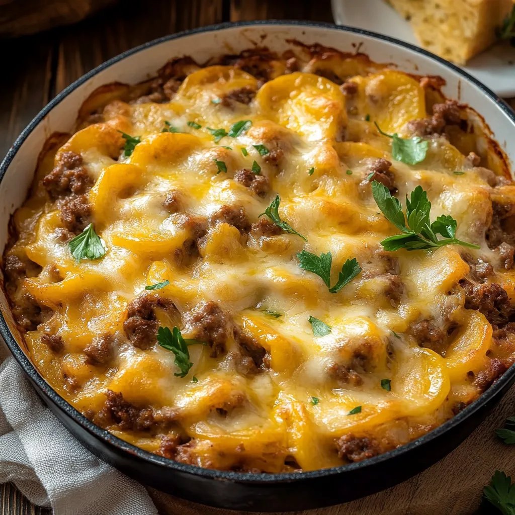 Cheesy Hamburger Casserole