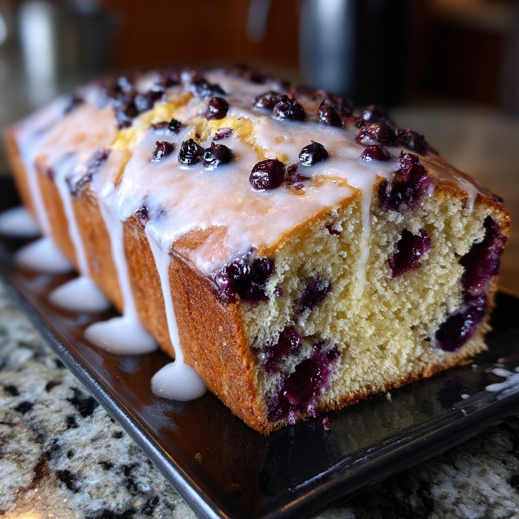 Blueberry Lemon Yogurt Bread