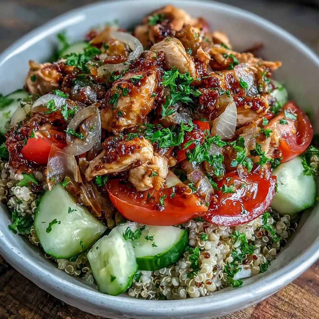 Easy Healthy Chicken Shawarma Bowl