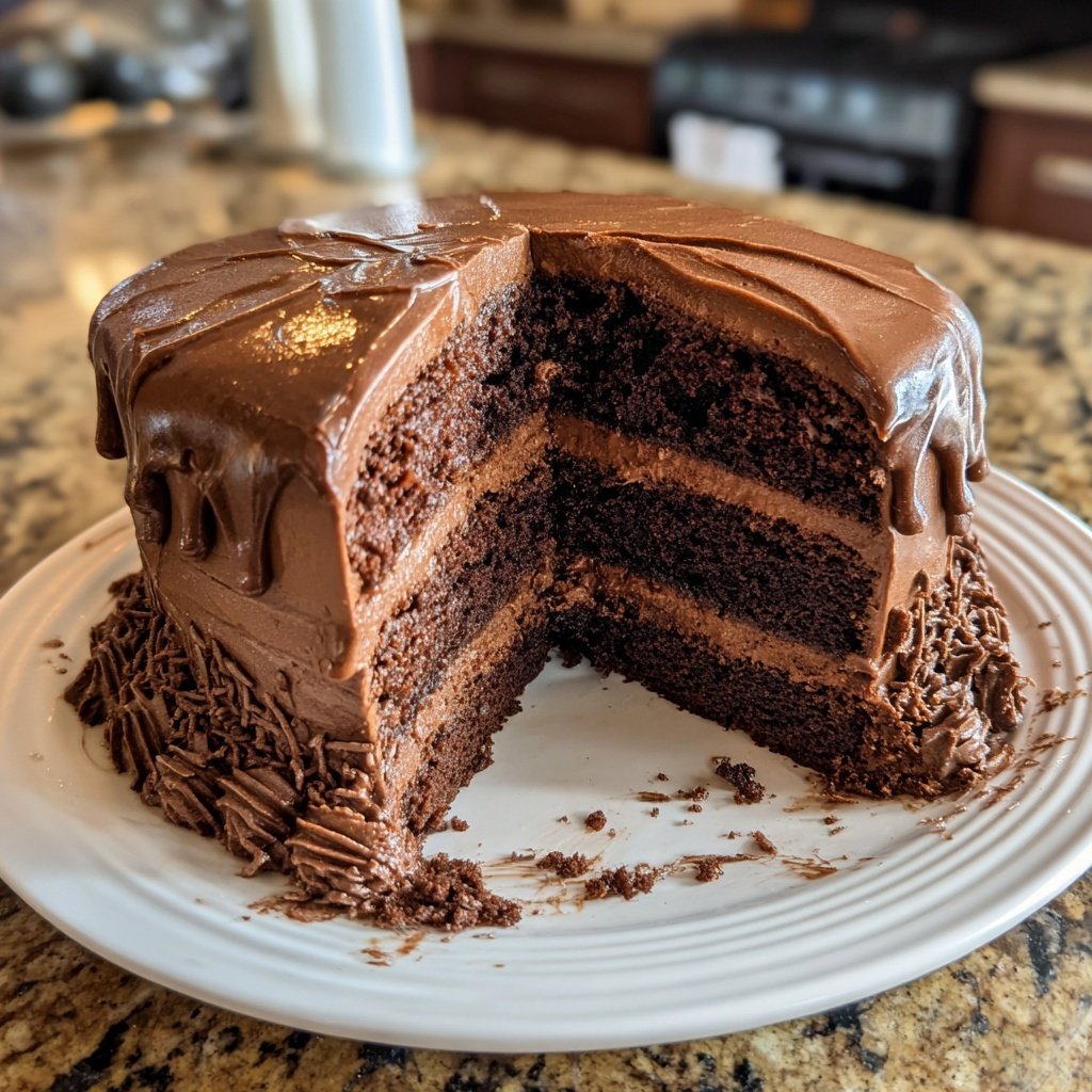 Chocolate Cake With Buttercream