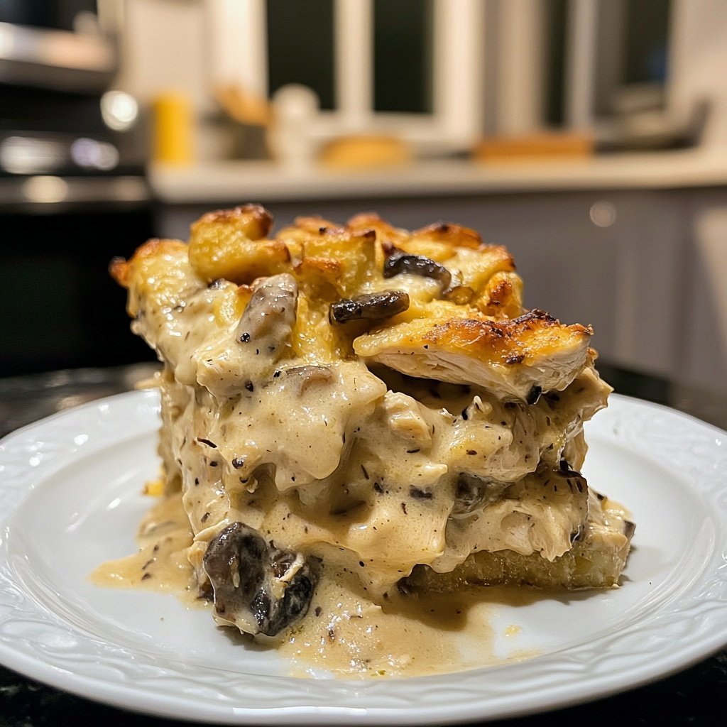 Creamy French Style Chicken Casserole a la Normande