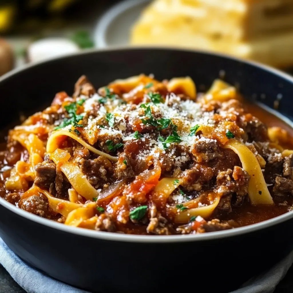 Sunday Slow Cooker Beef Ragu