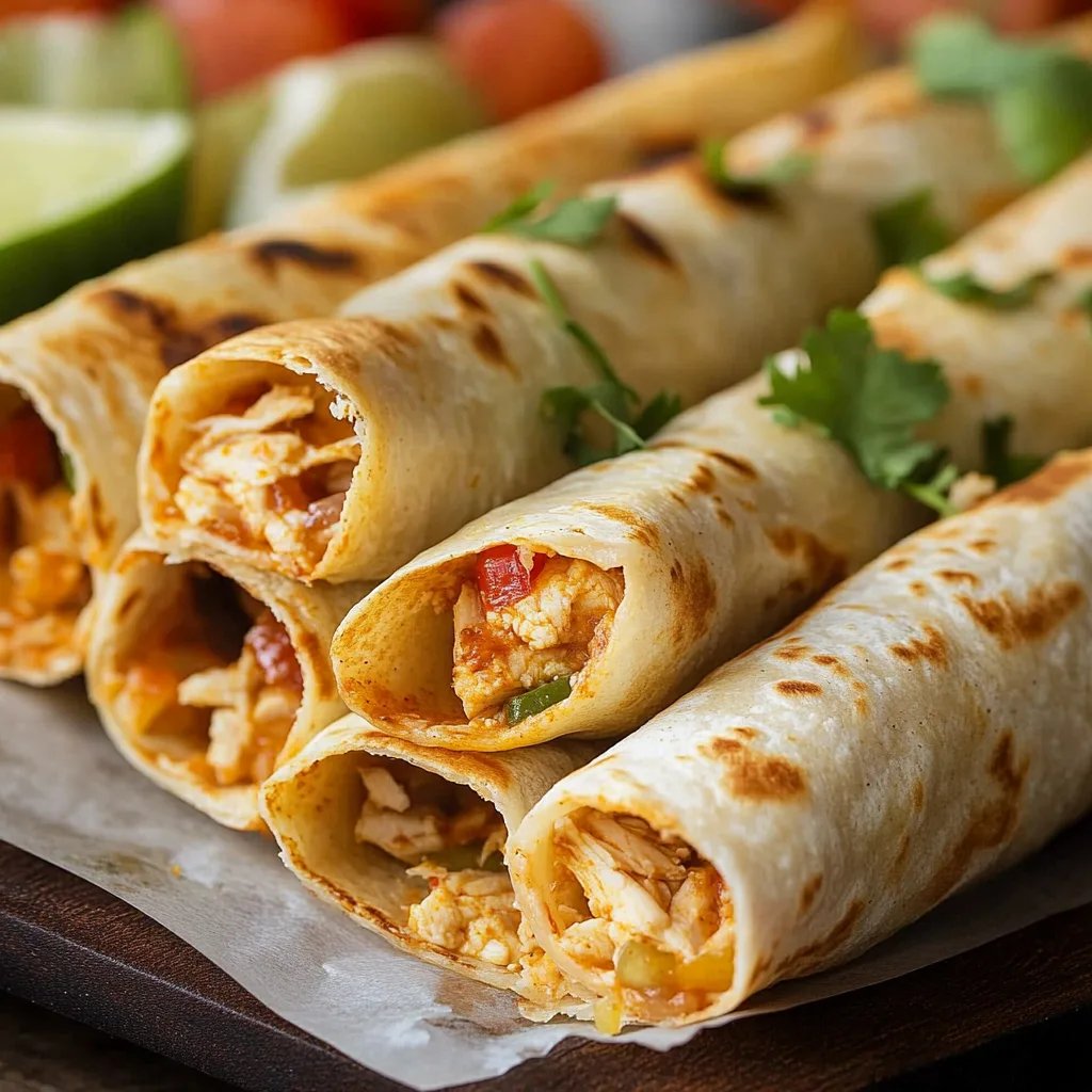Easy Gluten Free Chicken Taquitos Recipe
