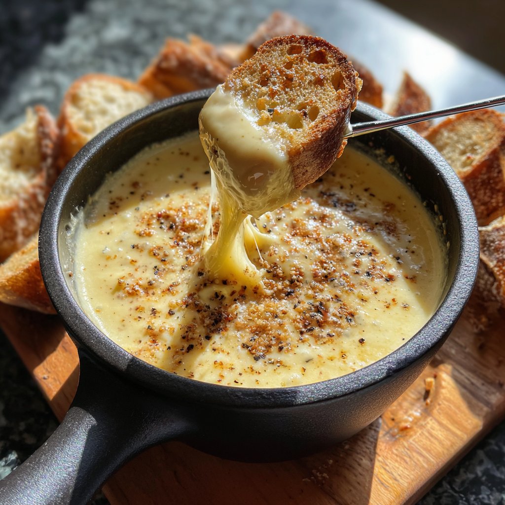 Fondue with Gruyere and Nutmeg
